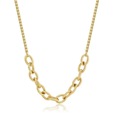 S'Agapõ Moderní ocelový náhrdelník Chunky SHK62