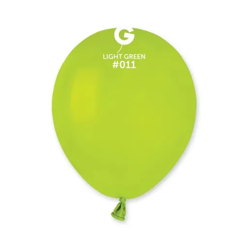 Balónek latexový MINI - 13 cm – Světle zelená - limetka - 1 KS - SMART