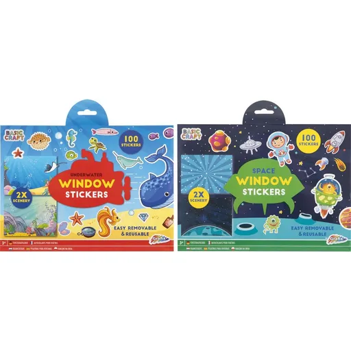 Samolepky na okna 100 pcs