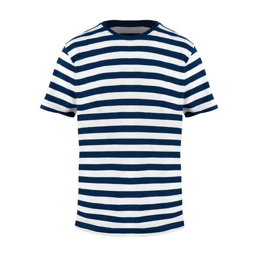 Mantis Pánské pruhované tričko - Tmavě modrá / bílá | S