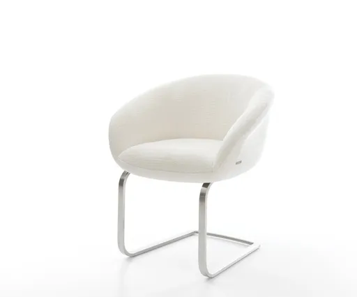 Jídelní židle Vinka-Flex s područkami bouclé měkký béžová