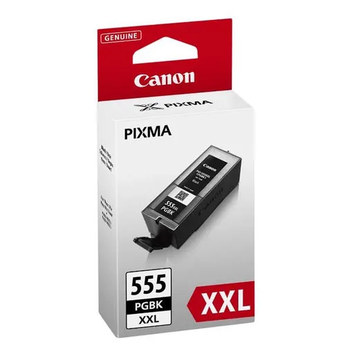 CANON PGI-555-XXL BK - originální cartridge, černá, 1000 stran