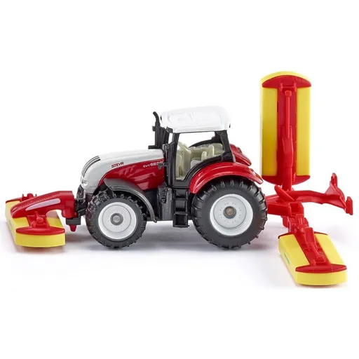 Siku Blister 1672 Traktor Steyr se sekacími nástavci