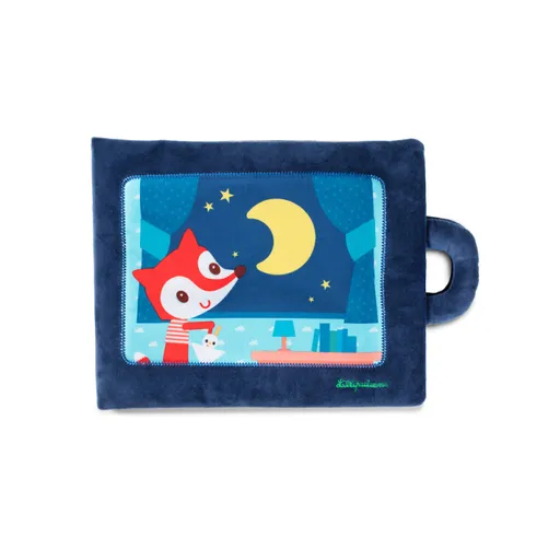 Lilliputiens textilní didaktická knížka - Dobrou noc liško Alice