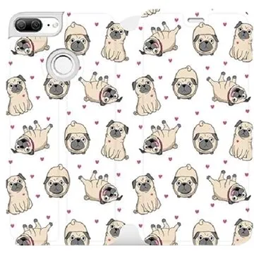 Flipové pouzdro na mobil Honor 9 Lite - M097P Mopsíci (5903226255313)
