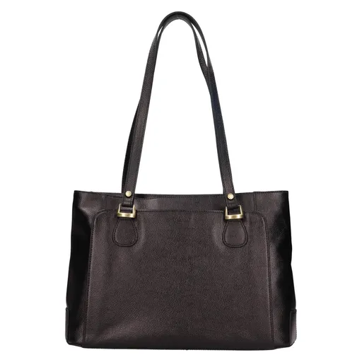 Dámská kožená kabelka Hexagona Marionet - černá