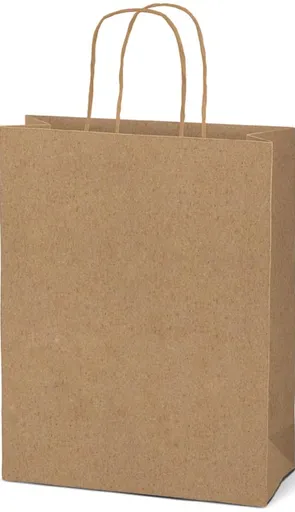 Taška MFP dárková T5 kraft 260x320x100 natural