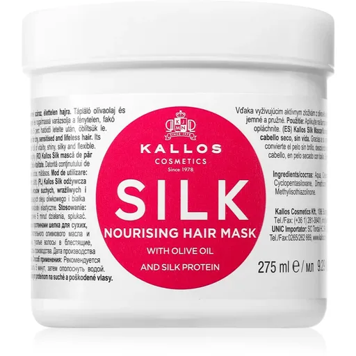 Kallos KJMN Professional Silk maska pro suché a zcitlivělé vlasy 275 ml