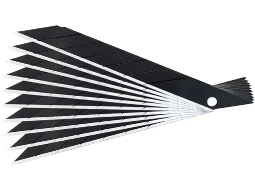 Břity ulamovací do nože 9mm, 10ks extra tvrdé