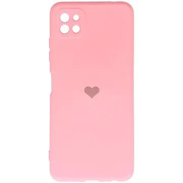 Vennus Valentýnské pouzdro Heart pro Samsung Galaxy A22 5G - růžové (TT4359)