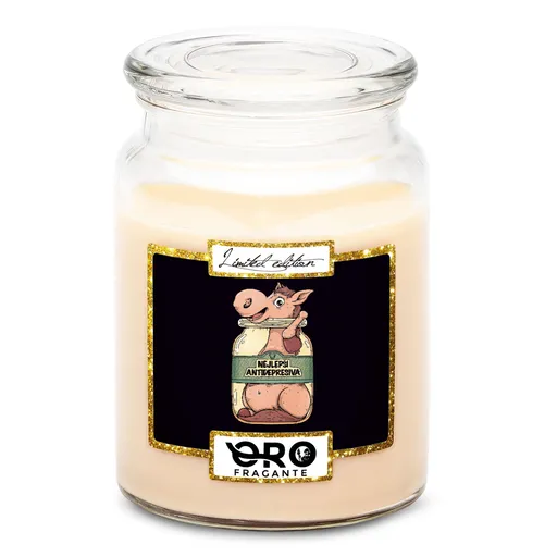 Svíčka Antidepresiva – kůň (Vůně svíčky: Vanilka)