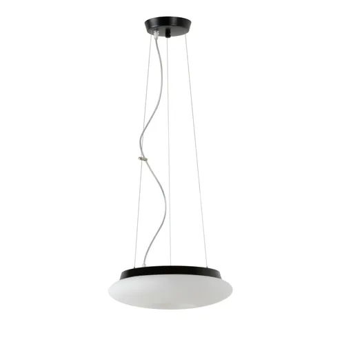 OSMONT SAT60951 SATURN L1 závěsné skleněné svítidlo černá / bílá IP20 4000 K 16W LED