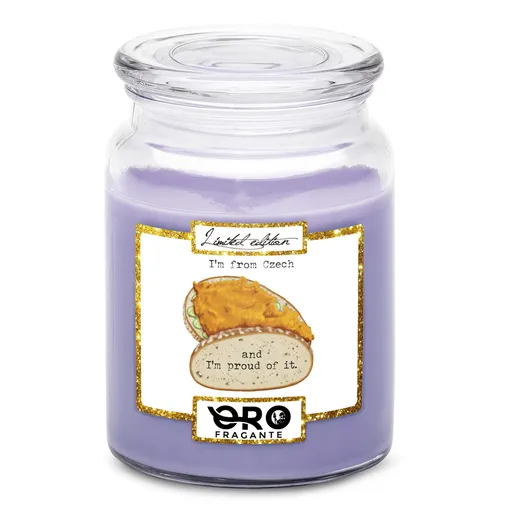 Svíčka I am Czech (Vůně svíčky: Levandule)
