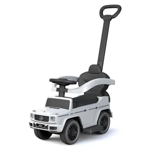 BABY MIX MERCEDES-BENZ G-CLASS Odrážedlo s vodící tyčí, bílá, velikost