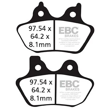 EBC Brzdové destičky FA400VLD (FA400VLD)