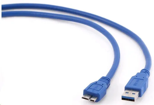 GEMBIRD Kabel USB 3.0 A-Micro B propojovací 1, 8m (modrý)