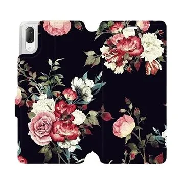 Flipové pouzdro na mobil Sony Xperia L3 - VD11P Růže na černé (5903226815876)