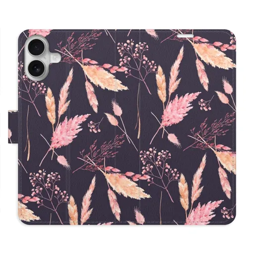 Flipové pouzdro iSaprio - Ornamental Flowers 02 - iPhone 16 Plus