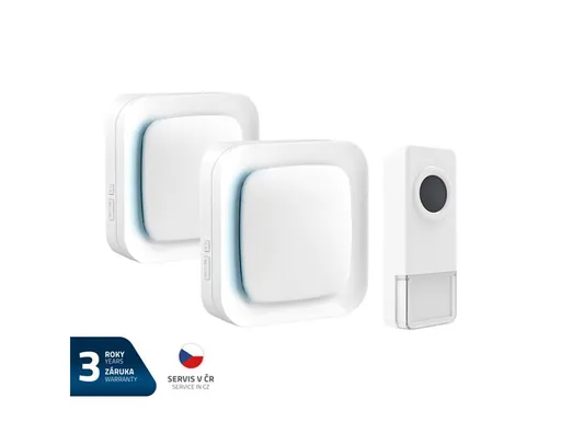 Zvonek bezdrátový GETI GWD206W sada