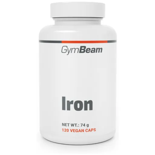 GymBeam ŽELEZO - 120 CAPS Minerální látka, , velikost