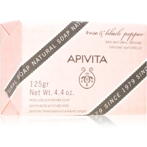 Apivita Natural Soap Rose