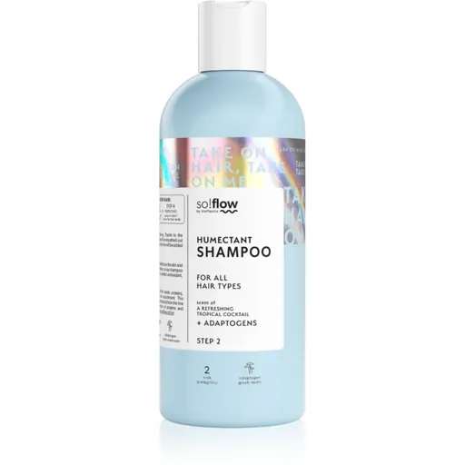 so!flow Humectant Shampoo for All Hair Types hydratační šampon pro všechny typy vlasů 400 ml