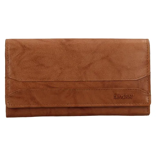 Dámská peněženka Lagen Camilla - koňak