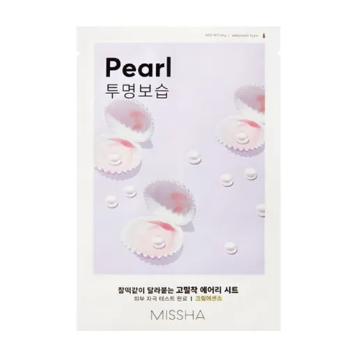 Missha Airy Fit Pearl rozjasňující plátýnková maska 19 g