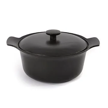 BERGHOFF Hrnec s poklicí litinový RON 24 cm černá (BF-3900040)