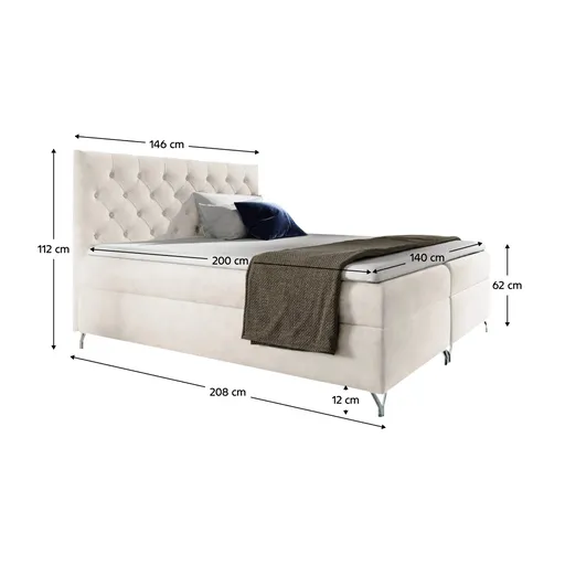 Boxspringová postel GUINEVRA 3 Tempo Kondela