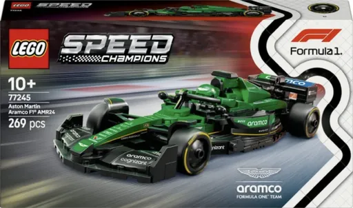 Zádovní auto Aston Martin Aramco F1 AMR24 - LEGO® Speed Champions (77245)