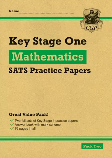 KS1 Maths SATS Practice Papers: Pack 2 (for end of year assessments) - CGP Books