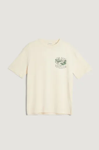 TRIČKO GANT GRAPHIC SS T-SHIRT IVORY WHITE