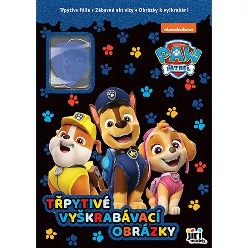 Jiří Models Třpytivé vyškrabávací obrázky Tlapková patrola