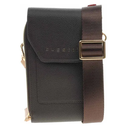 Bugatti dámská kabelka na mobil 49663602 dark brown