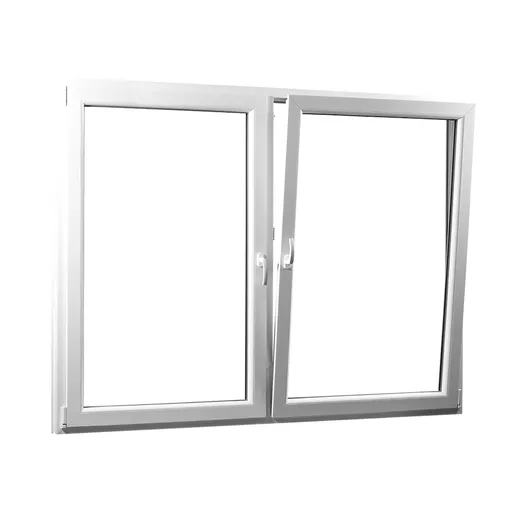 Dvoukřídlé plastové okno se středovým sloupkem REHAU Smartline+ - SKLADOVÁ-OKNA.cz - 1760 x 1540