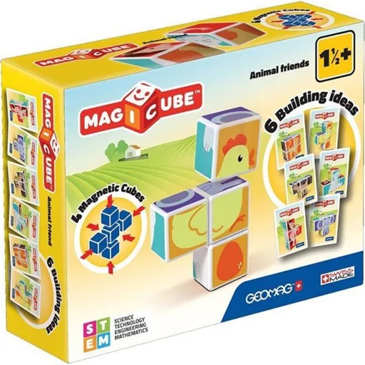 Geomag Magicube - zvířátka
