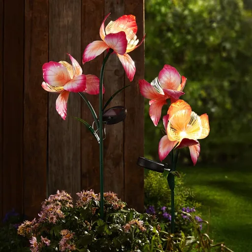 Die moderne Hausfrau Solární zahradní zápich Flower