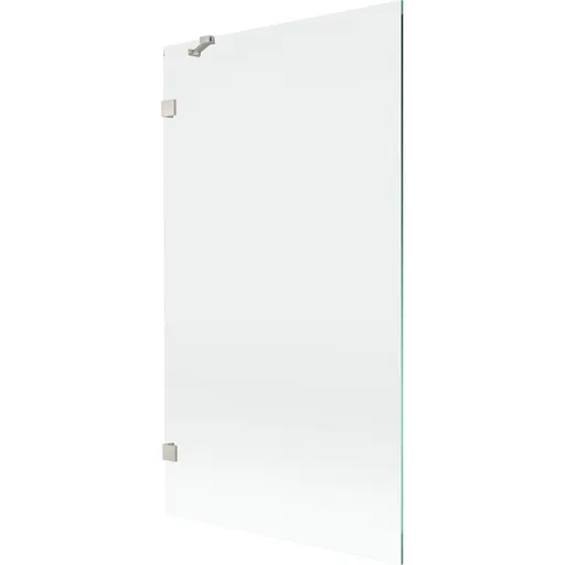 MEXEN/S Lunar vanová zástěna FIX 100 x 150, transparent, nikl kartáčovaný 897-100-000-97-00