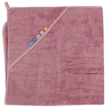 CEBA osuška s kapucí EcoVero Line Rose Tan, 100 × 100 cm (5907672333908)
