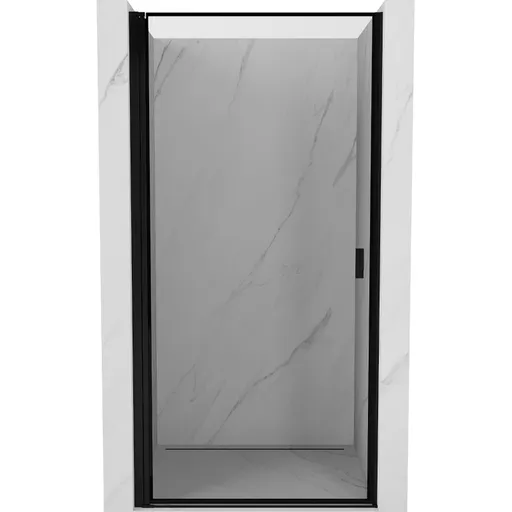 MEXEN MIST dveřní část (1d) 90x200 cm 6mm černá, okraj, levé 8A2-090-000-70-70-L