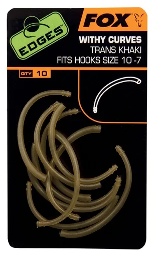 Fox Rovnátka na háček Edges Withy Curve Adaptor 10ks,Fox Rovnátka na háček Edges Withy Curve Adaptor 10ks