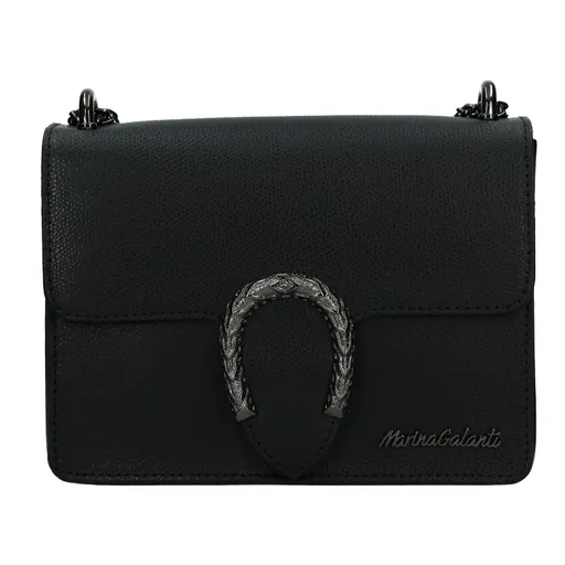 Dámská kožená crossbody kabelka Marina Galanti Arianne - černá