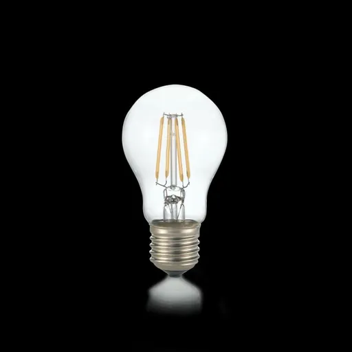 LED filamentová žárovka Ideal Lux Goccia Trasparente 253428 E27 4W 4000K 450lm čirá