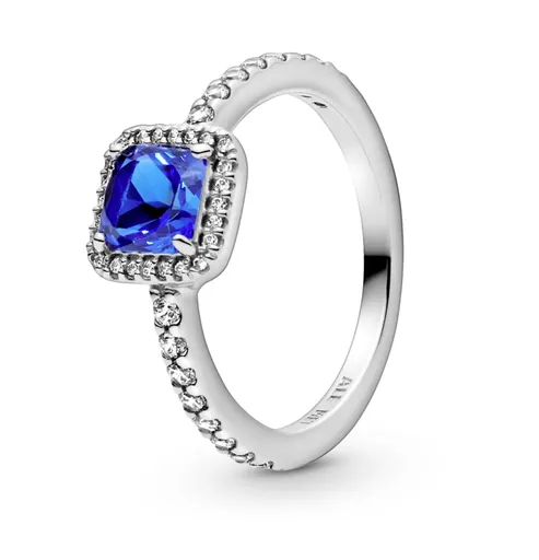 Pandora Okouzlující stříbrný prsten s křišťálem Timeless 198863C02 50 mm