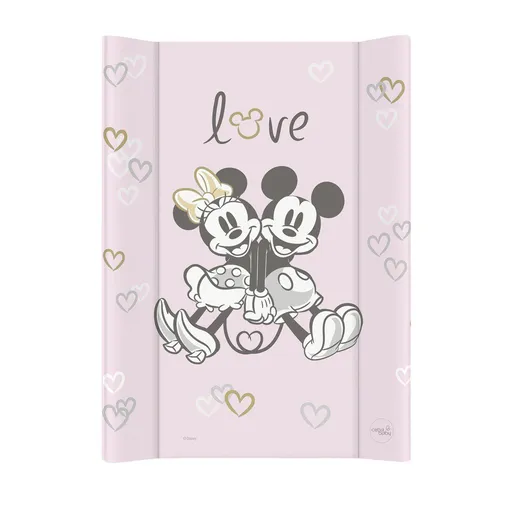 Ceba Podložka přebalovací s pevnou deskou COMFORT (50x70) Disney Minnie & Mickey Pink