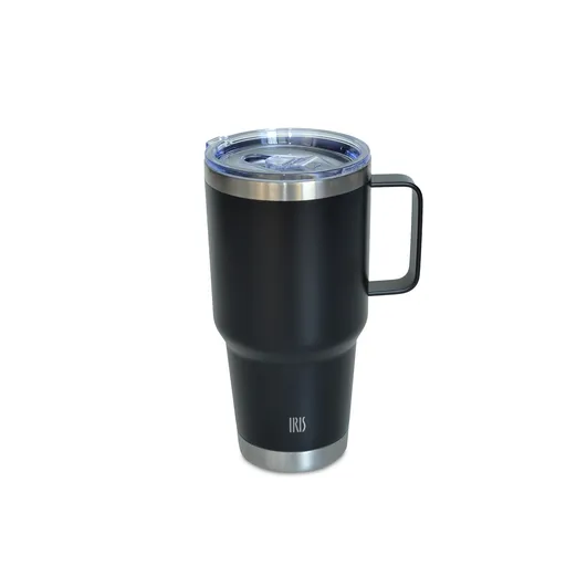 Termohrnek Tumbler s rukojetí, 850ml, Iris Barcelona, černý