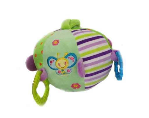 Chrastítko koule zelená – 14 cm