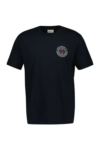 TRIČKO GANT GRAPHIC SS TSHIRT BLACK