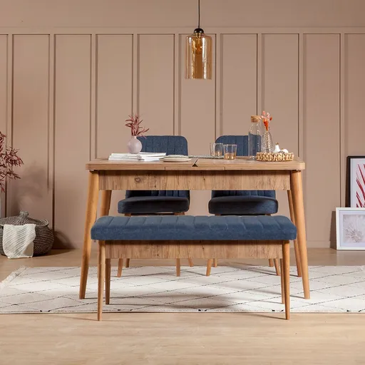 Lavice Vina Bench Dark Blue, Atlantic